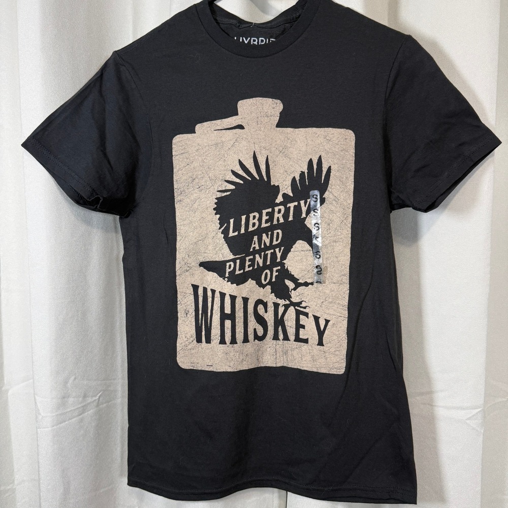 Liberty & Plenty‎ of Whiskey Mens Sz Small T-Shirt New